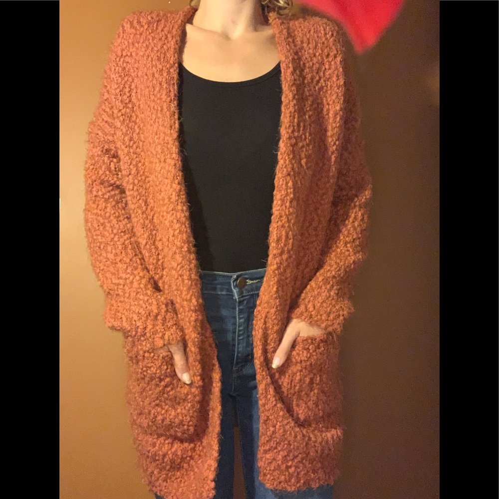 Orange Dreamer Cardigan
